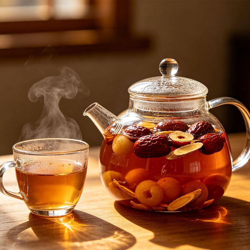 红枣桂圆黄芪茶