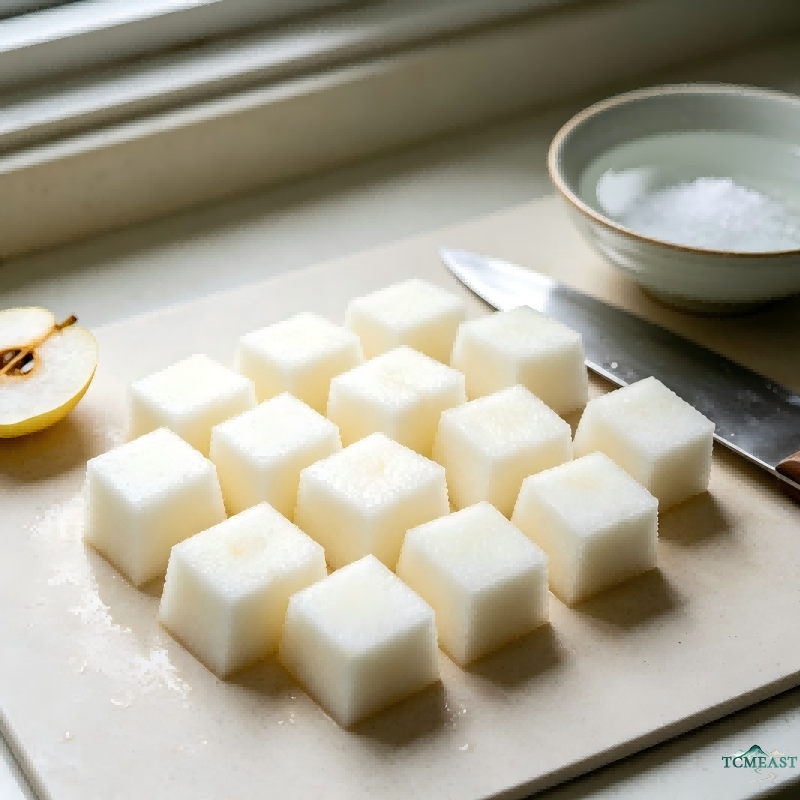 Tremella, Snow Pear and Lotus Seed Dessert Soup