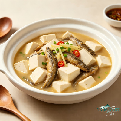 泥鳅煨豆腐