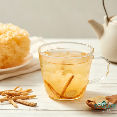 Snow Fungus and Taizishen Tea