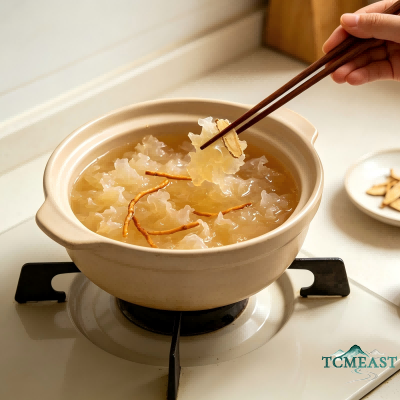 Snow Fungus and Taizishen Tea