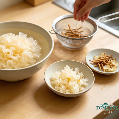 Snow Fungus and Taizishen Tea