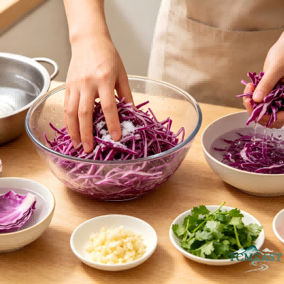 Cold Tossed Purple Cabbage