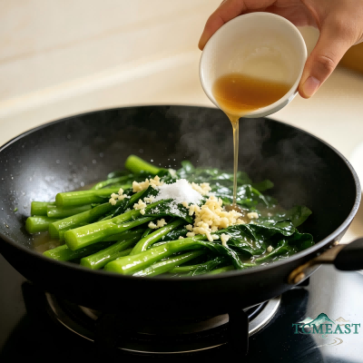 Stir-fried Water Spinach with Garlic