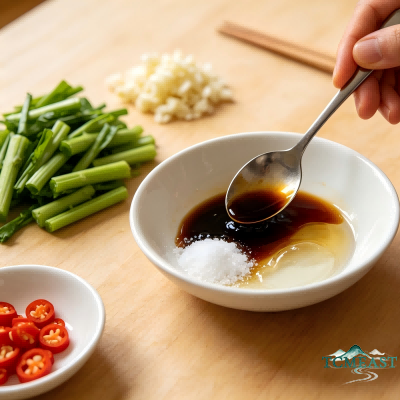 Stir-fried Water Spinach with Garlic