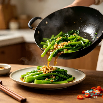 Stir-fried Water Spinach with Garlic