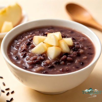 Black Rice and Apple Porridge