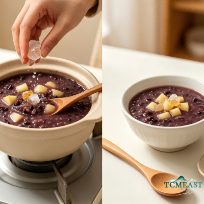 Black Rice and Apple Porridge