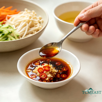 Cold Tossed Enoki Mushrooms