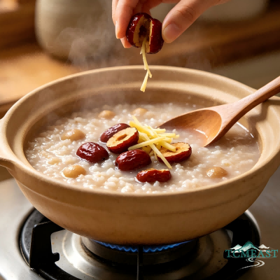 Longan and Red Date Porridge
