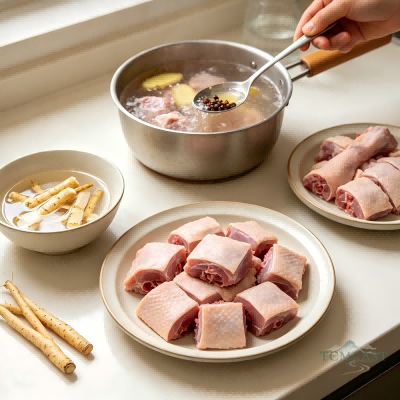 Yuzhu and Beishashen Old Duck Soup