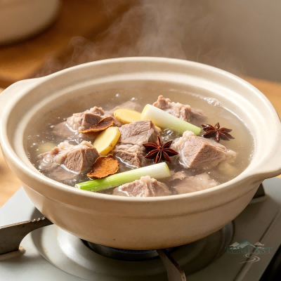 萝卜羊肉炖锅