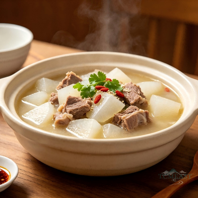 萝卜羊肉炖锅