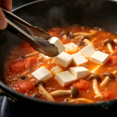 Tomato, Tofu and Mushroom Stew