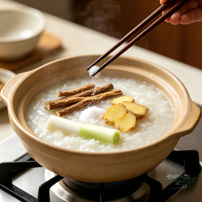 Fangfeng (Saposhnikovia) & Scallion Congee