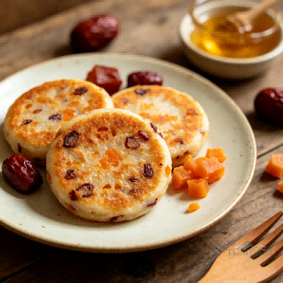 Jujube & Persimmon Cake (Zao Shi Bing)