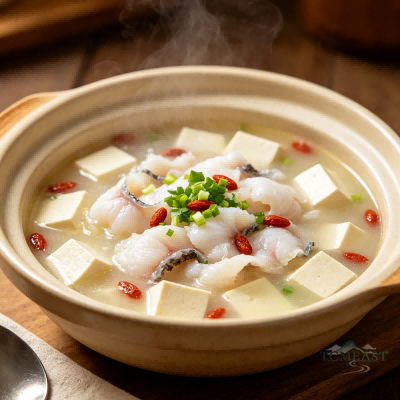 豆腐炖巴沙鱼