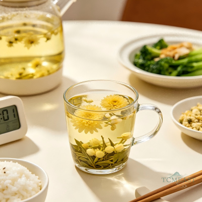 Chrysanthemum & Sophora Flower Tea (Ju Huai Cha / Ju Huai Lü Cha Yin)