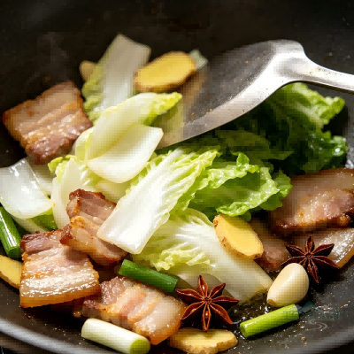 Chinese Cabbage, Vermicelli & Tofu Stew