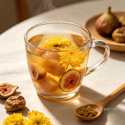 Dried Fig & Chrysanthemum Tea (Wuhuaguo Juhua Cha)