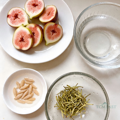 Dried Fig, Ophiopogon & Honeysuckle Tea (Wuhuaguo Maidong Jinyinhua Cha)