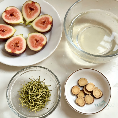 Dried Fig, Honeysuckle & Licorice Tea (Wuhuaguo Jinyinhua Gancao Cha)