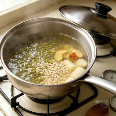 Mung Bean, Coix Seed & Chinese Yam Soup