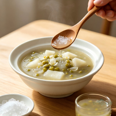 Lily Bulb, Mung Bean & Chinese Yam Thick Soup