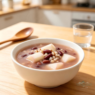 Red Adzuki Bean, Coix Seed & Chinese Yam Soup
